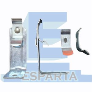 Escuadra y clip para colocar persiana vertical