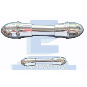 Remate plástico para tubo cromado